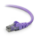 Belkin CAT6 Snagless networking cable Purple 11.8" (0.3 m)