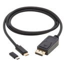 Tripp Lite U444-003-DP-BD video cable adapter 35.8" (0.91 m) USB Type-C DisplayPort Black