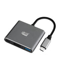 Adesso AUH-4010 notebook dock/port replicator USB 3.2 Gen 1 (3.1 Gen 1) Type-C Gray