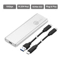 Siig JU-SA0W11-S1 storage drive enclosure SSD enclosure Silver M.2