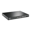 TP-Link JetStream TL-SG3428MP network switch Managed L2+ Gigabit Ethernet (10/100/1000) Power over Ethernet (PoE) 1U Black