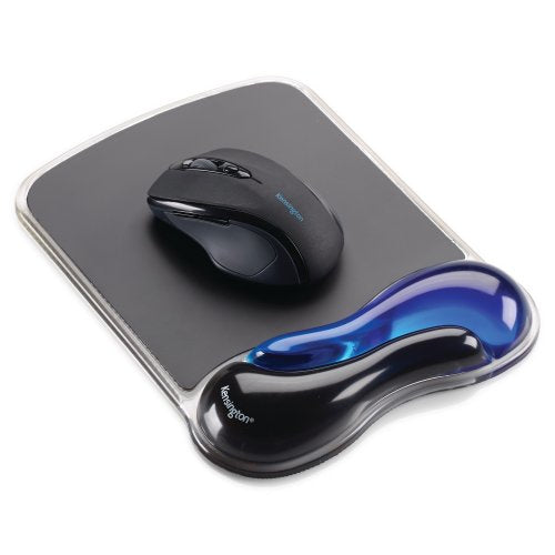 Kensington Duo Gel Mouse Pad Wrist Rest — Blue