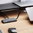 ALOGIC U2CXH-DGR laptop dock/port replicator Wired USB 3.2 Gen 1 (3.1 Gen 1) Type-C Dark Gray