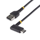 StarTech.com R2ACR-15C-USB-CABLE USB cable USB 2.0 5.91" (0.15 m) USB A USB C Black