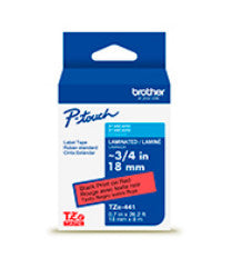Brother TZE441G label-making tape Black on red TZe