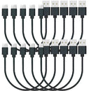 4XEM 4XUSBAUSBC30CMB10PK USB cable USB 2.0 11.8" (0.3 m) USB A USB C Black