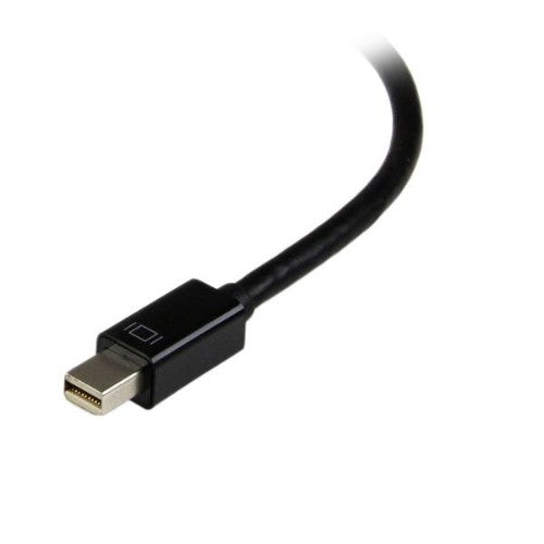 StarTech.com MDP2VGDVHD video cable adapter 5.91" (0.15 m) Mini DisplayPort DVI-D + VGA (D-Sub) + HDMI Black
