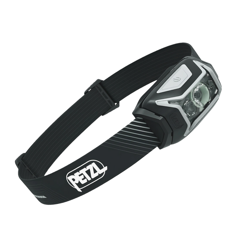 PETZL Actik, Compact Multifunction Front Lamp, Gray, U, Unisex-Adult, Grey