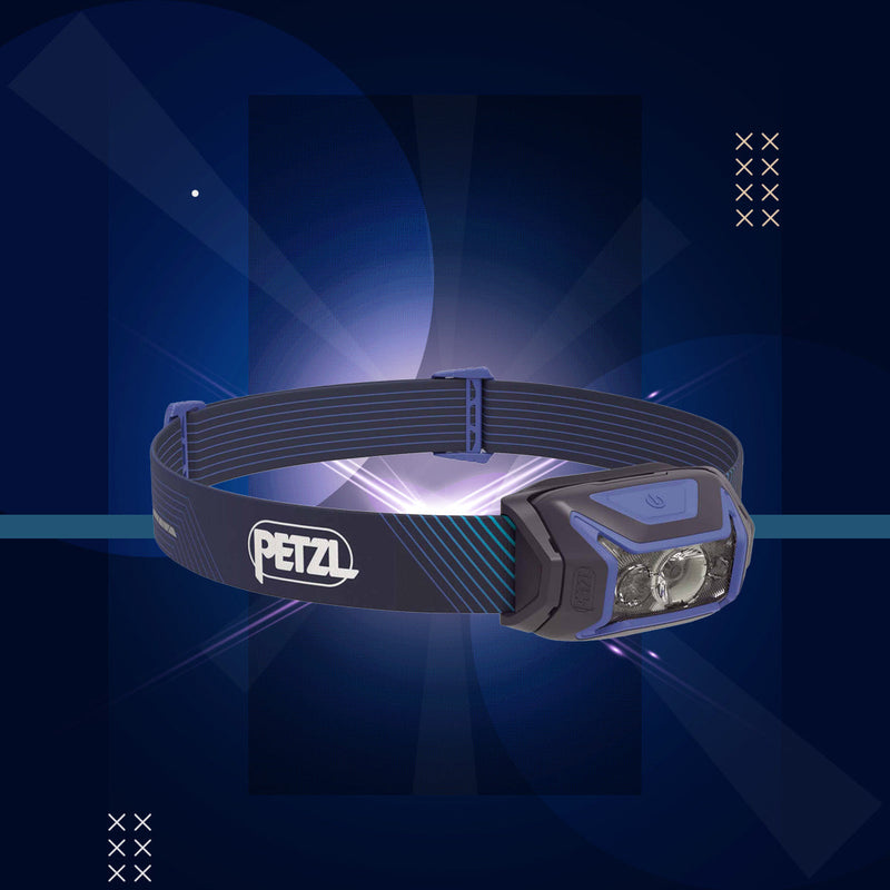 PETZL Actik Core, Rechargeable Front Lamp, Blue, U, Unisex-Adult