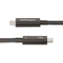 StarTech.com A40G2MB-TB4-CABLE Thunderbolt cable 78.7" (2 m) 40 Gbit/s Black