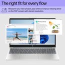 HP 15-fc0035tg AMD Athlon Silver 7120U Laptop 15.6" Touchscreen HD 8 GB LPDDR5-SDRAM 256 GB SSD Wi-Fi 6 (802.11ax) Windows 11 Home Blue, Silver