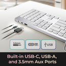 Adesso AKB-730UW keyboard Home/Office USB QWERTY UK International White