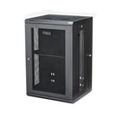 StarTech.com RK1820WALHM rack cabinet 18U Wall mounted rack Black