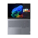 Lenovo ThinkBook 16 G7 QOY Copilot+ PC Qualcomm Snapdragon X1P-42-100 Laptop 16" WUXGA 16 GB LPDDR5x-SDRAM 512 GB SSD Wi-Fi 7 (802.11be) Windows 11 Pro English Gray