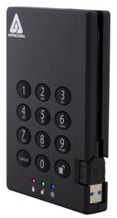 Apricorn Aegis Padlock 3.0 4 TB USB Type-A 3.2 Gen 1 (3.1 Gen 1) Black