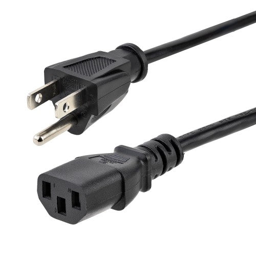 StarTech.com PXT101_3 power cable Black 36" (0.914 m) NEMA 5-15P C13 coupler