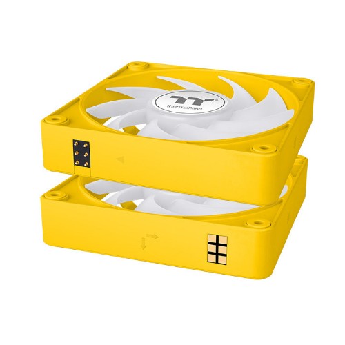 Thermaltake CT140 EX ARGB Computer case Air cooler 5.51" (14 cm) Yellow