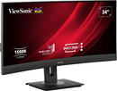 Viewsonic VG3456C computer monitor 34" 3440 x 1440 pixels UltraWide Quad HD LED Black