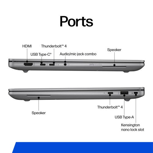 HP ZBook Ultra 14 inch G1a Mobile Workstation PC Wolf Pro Security Edition 395 14" 2.8K 64 GB
