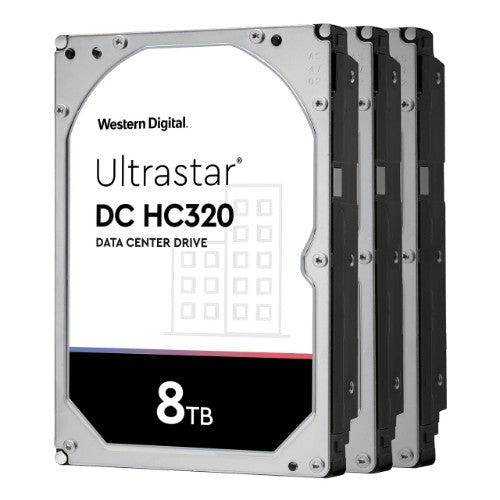 Western Digital Ultrastar DC HC320 internal hard drive 8 TB 7200 RPM 256 MB 3.5" Serial ATA III