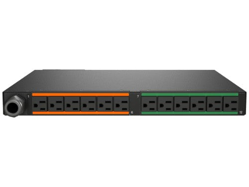 Vertiv Geist MNS5M1R6-12S203-3TL5A0H10-S power distribution unit (PDU) 12 AC outlet(s) 0U Black