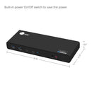 Siig JU-DK0811-S1 laptop dock/port replicator Wired USB 3.2 Gen 1 (3.1 Gen 1) Type-C Black