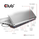 CLUB3D CSV-1564W65 laptop dock/port replicator Docking USB 3.2 Gen 1 (3.1 Gen 1) Type-C Black