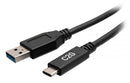 C2G C2G28875 USB cable USB 3.2 Gen 1 (3.1 Gen 1) 11.8" (0.3 m) USB A USB C Black