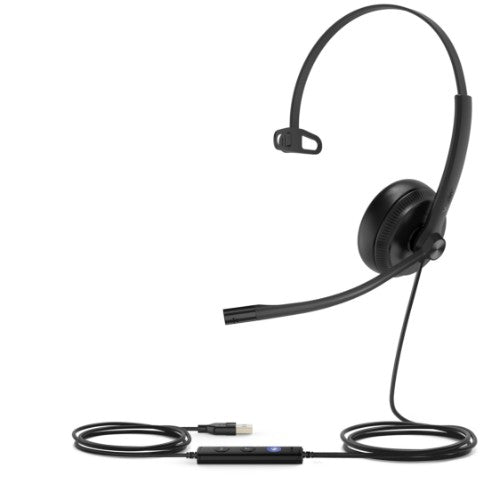 Yealink UH34 Mono Teams Headset Wired Head-band Office/Call center USB Type-A Black