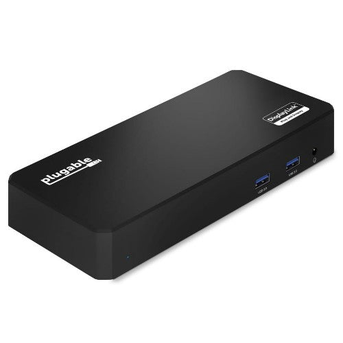 Plugable Technologies UD-3900PDZ laptop dock/port replicator Docking USB 3.2 Gen 1 (3.1 Gen 1) Type-C Black