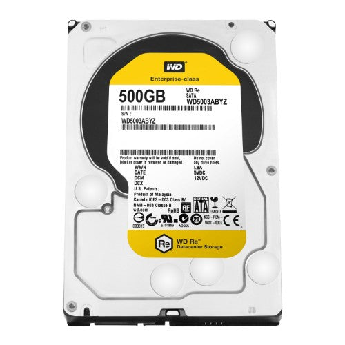 Western Digital RE internal hard drive 500 GB 7200 RPM 64 MB 3.5" Serial ATA III