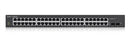 Zyxel GS1900-48 network switch Managed L2 Gigabit Ethernet (10/100/1000) 1U Black