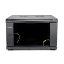 Rocstor Y10E001-B1 rack cabinet 6U Wall mounted rack Black