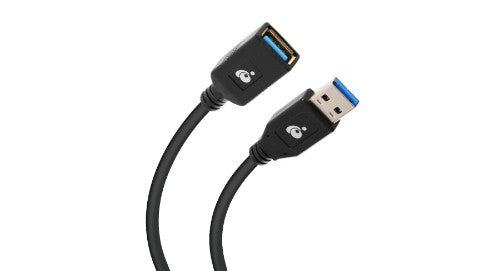 iogear G2LU3AMF USB cable 11.8" (0.3 m) USB 3.2 Gen 1 (3.1 Gen 1) USB A Black