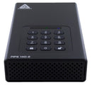 Apricorn Aegis Padlock DT FIPS external hard drive 20 TB Black