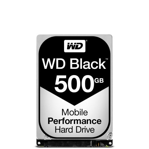 Western Digital Black internal hard drive 500 GB 7200 RPM 32 MB 2.5" Serial ATA III