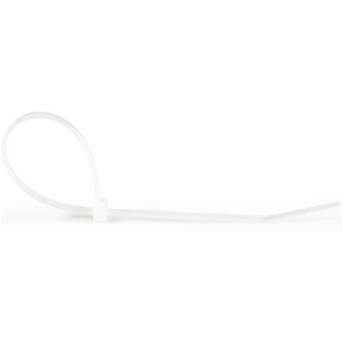 StarTech.com CBMZT8N cable tie Releasable cable tie Nylon, Plastic White 100 pc(s)