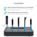 StarTech.com USBDUP15 media duplicator USB flash drive duplicator Black 5 copies