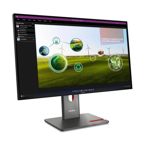 Lenovo ThinkVision P27Q-40 computer monitor 27" 2560 x 1440 pixels Quad HD LED Black
