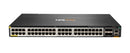 HPE Aruba Networking CX 6300M 48-port Smart Rate 1/2.5/5GbE Class 6 PoE and 4-port SFP56 Switch