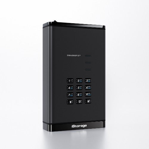 iStorage diskAshur DT3 HDD external hard drive 8 TB USB Type-C 3.2 Gen 1 (3.1 Gen 1) Black