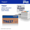Brother TN-637BK toner cartridge 1 pc(s) Original Black