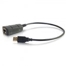 C2G 54284 cable gender changer 2 x RJ-45 USB 2.0 Type-A Black