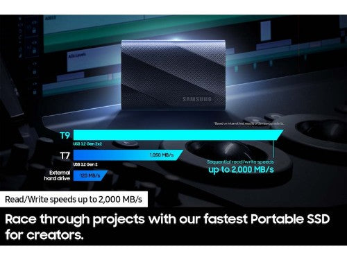 Samsung MU-PG2T0B 2 TB USB Type-C 3.2 Gen 1 (3.1 Gen 1) Black