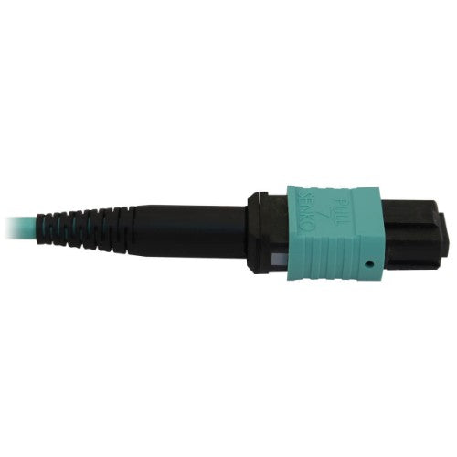 Tripp Lite N844B-02M-12-P InfiniBand/fibre optic cable 78.7" (2 m) MPO/MTP OFNR Aqua color, Blue