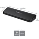 StarTech.com USB3SDOCKHDV laptop dock/port replicator Wired USB 3.2 Gen 1 (3.1 Gen 1) Type-B Black