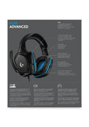 Logitech G 981-000769 headphones/headset Wired Head-band Gaming Black