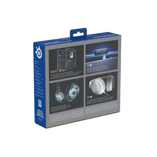 Steelseries Arctis Nova 3P Headset Wireless Head-band Music/Everyday Bluetooth White