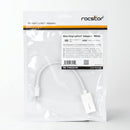 Rocstor Y10A224-W1 video cable adapter 7.87" (0.2 m) Mini DisplayPort HDMI White