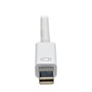 Tripp Lite P137-06N-HD-UHD video cable adapter 6" (0.152 m) Mini DisplayPort HDMI White